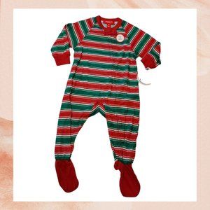 Holiday Full Zip Footy Pajama Jumpsuit